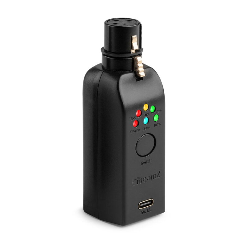 BeamZ WD1F XLR TR Wireless DMX Reciever Dongle