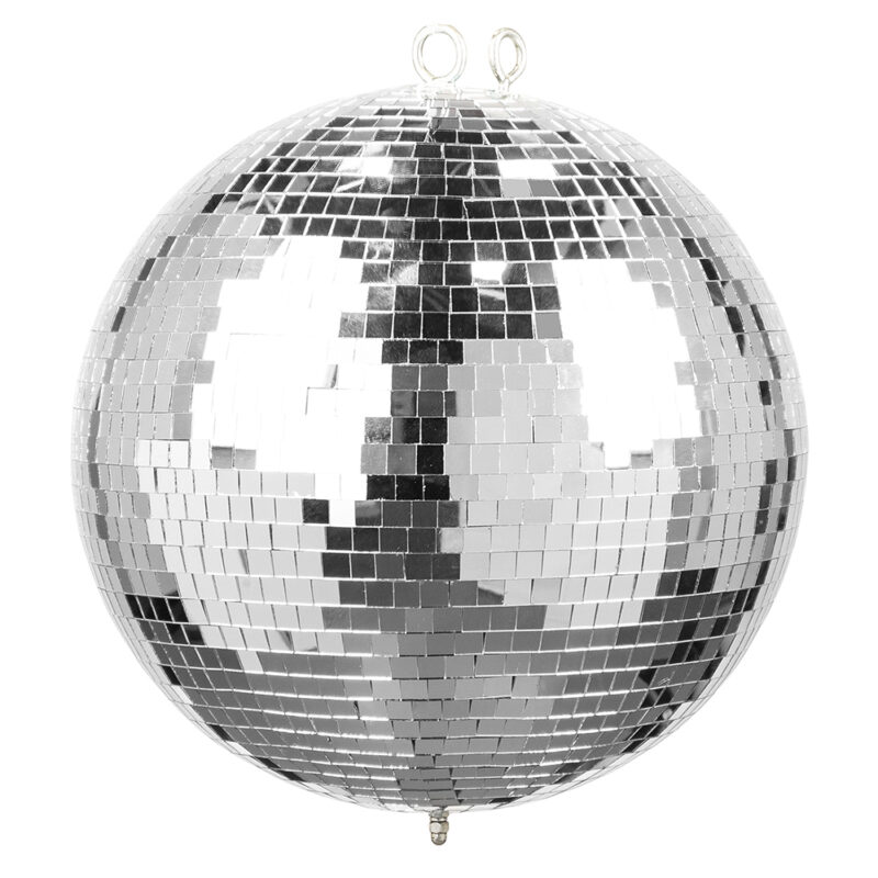 BeamZ MB30 Glitter Mirror Ball 30cm with Motor & PSZ18W LED Spotlight