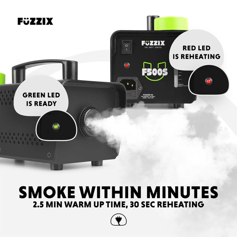 Fuzzix Party Light Package with Stellar1 Light & F500S Smoke Machine