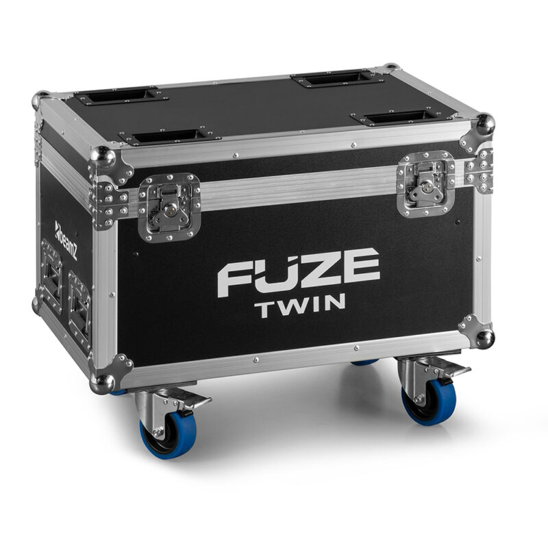 BeamZ Fuze Twin LED Moving Head Wash Light Bar System with Flightcase