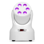 4 x BeamZ NOVA68-WH Compact Moving Head Wash Lights with 6x 8W LEDs