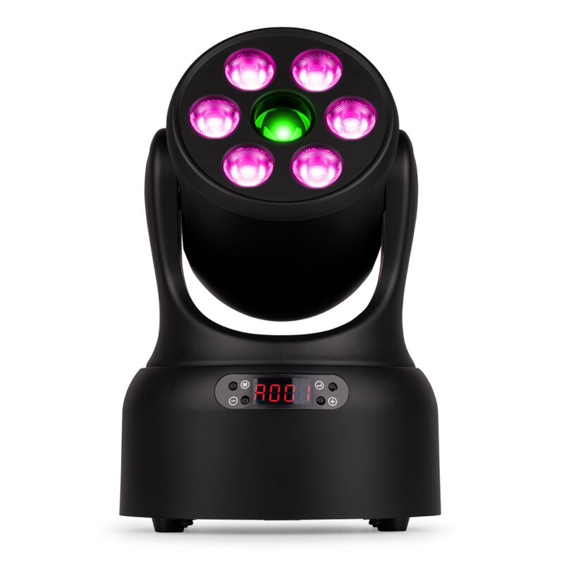 4 x BeamZ NOVA68G-BK Compact Moving Head Wash Lights with Gobos