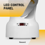 4 x BeamZ NOVA420-WH Moving Head Wash Lights with Installation Rings