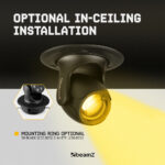 4 x BeamZ NOVA80B-BK Compact Moving Head Wash Lights with 4x 20W LEDs