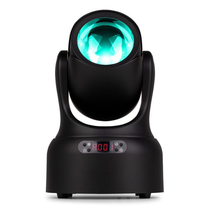 4 x BeamZ NOVA80B-BK Compact Moving Head Wash Lights with 4x 20W LEDs