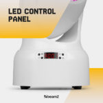 4 x BeamZ NOVA80B-WH Moving Head Wash Lights with Installation Rings