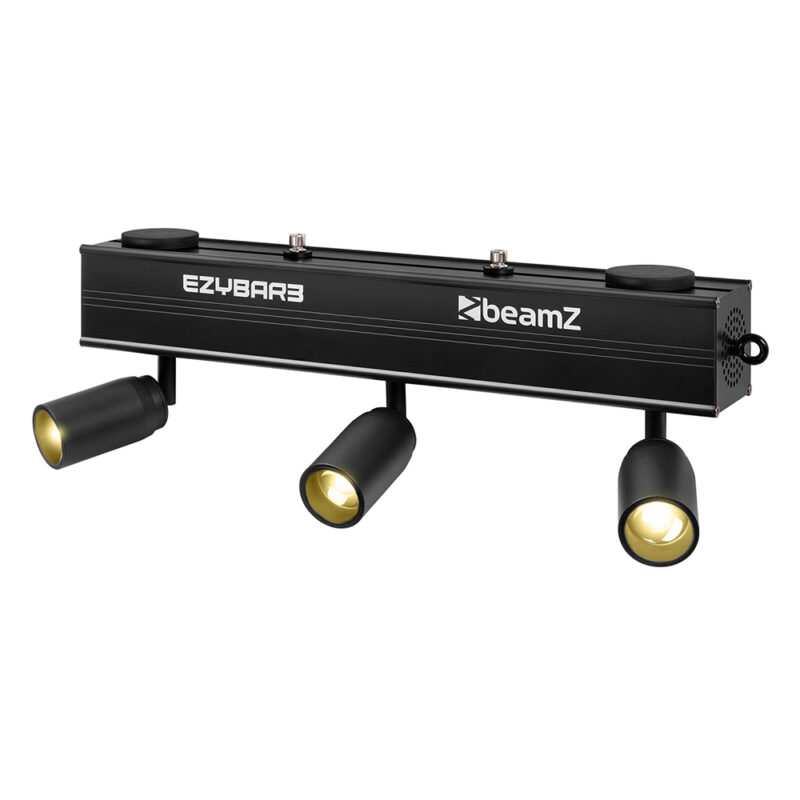 2 x BeamZ EZYBar3 Battery Powered COB LED Spot Light Bars