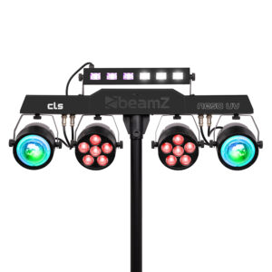BeamZ CLS Party Bar NesoUV LED Disco Party Light Bar with Stand