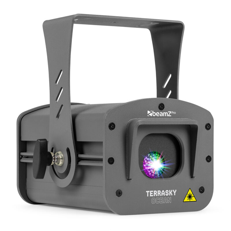 BeamZ PRO TerraSky Ocean Outdoor Laser Light with Water & Star Effect