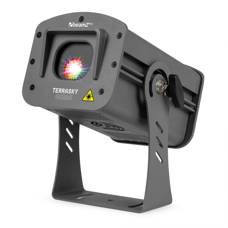 BeamZ PRO TerraSky Ocean Outdoor Laser Light with Water & Star Effect