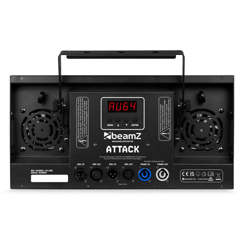BeamZ Attack Combi DJ Effect Strobe, Blinder & Wash Light