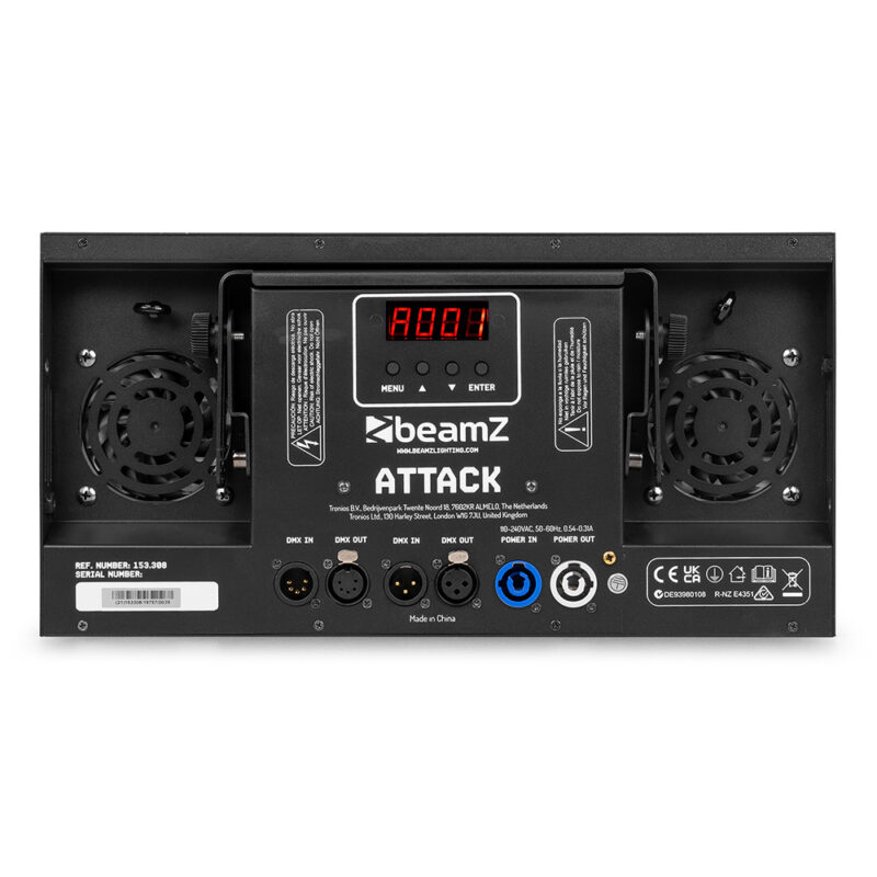 BeamZ Attack Combi DJ Effect Strobe, Blinder & Wash Light