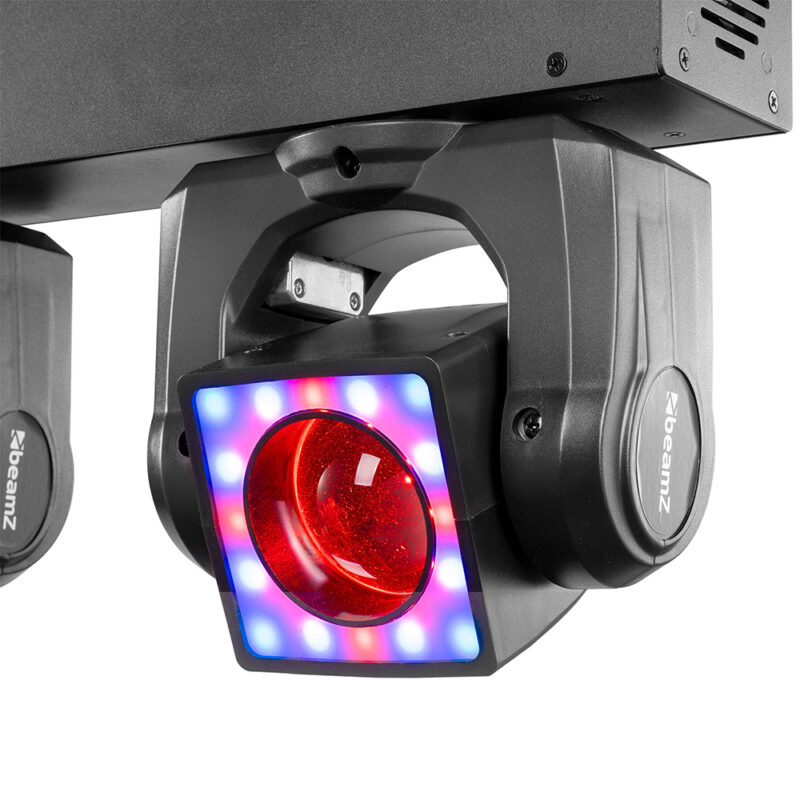 2x BeamZ ShowBar Go Shine Moving Head Light Bar Package with Footswitch