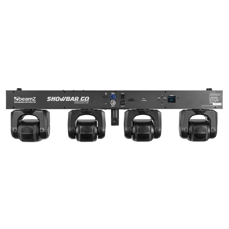 2x BeamZ ShowBar Go Shine Moving Head Light Bar Package with Footswitch