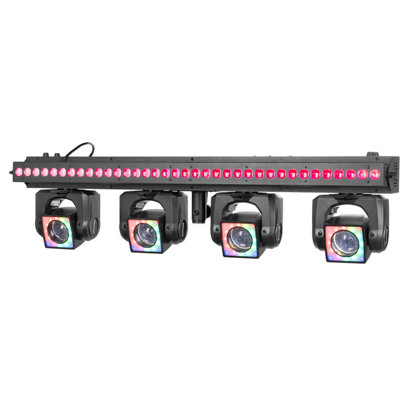 BeamZ ShowBar GO Vibe Moving Head Light Bar & LED Wash Lights