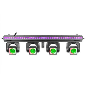 BeamZ ShowBar GO Vibe Moving Head Light Bar & LED Wash Lights