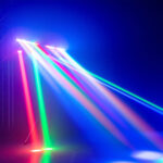2x BeamZ ShowBar Go Vibe Moving Head Light Bar Package with Footswitch