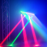 2x BeamZ ShowBar Go Vibe Moving Head Light Bar Package with Footswitch