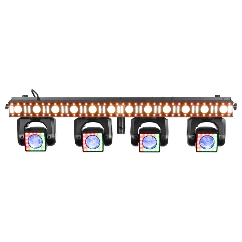 2x BeamZ ShowBar Go Edge Moving Head Light Bar with Wireless Transceiver