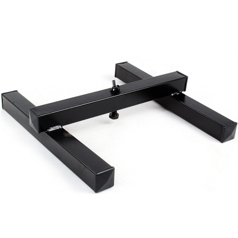 2 x BeamZ PSZ18W LED Pin Spots with Zoom & BeamZ FST1 Floor Stands