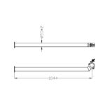 BeamZ Pro AC500 Angled Arm Coupler Tube