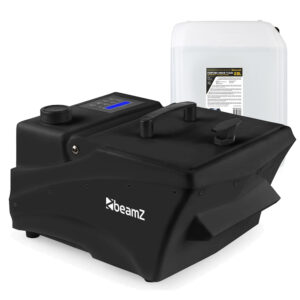 BeamZ ICE1400 Low Fog Machine with 20L Super Density Smoke Machine Fluid