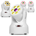 4 x BeamZ NOVA68G-WH Compact Moving Head Wash Lights with Gobos