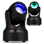 2 x BeamZ NOVA80B-BK Compact Moving Head Wash Lights with 4x 20W LEDs