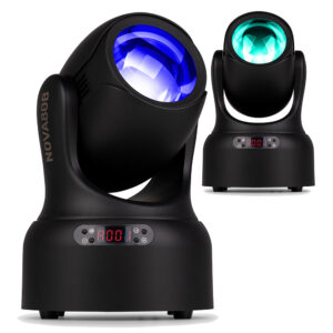 4 x BeamZ NOVA80B-BK Compact Moving Head Wash Lights with 4x 20W LEDs