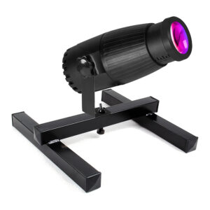 2 x BeamZ PSZ18W LED Pin Spots with Zooms – 18W