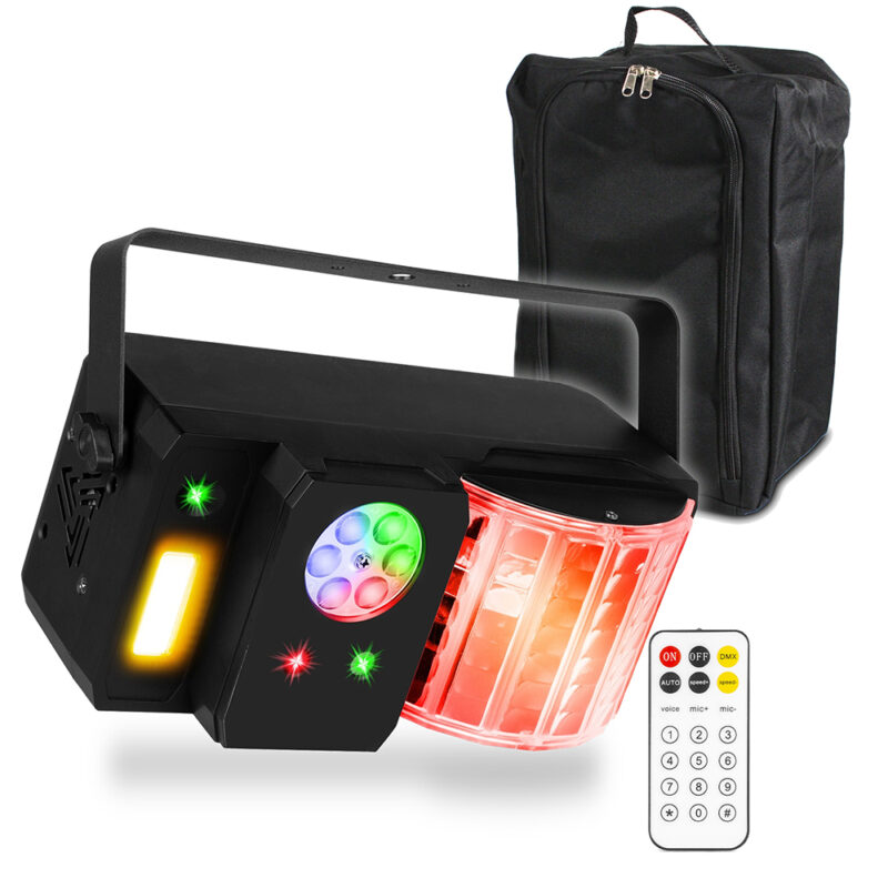 Fuzzix Stellar1 5-in-1 Multi DJ Disco Light Effect with Transport Bag