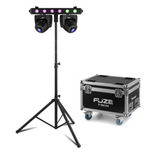 4 x BeamZ NOVA68G-BK Compact Moving Head Wash Lights with Gobos