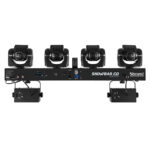 2x BeamZ ShowBar Go Ultra Moving Head Light Bar with Wireless Transceiver