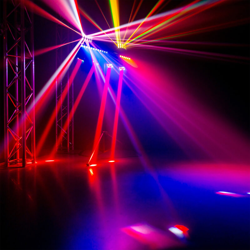 2x BeamZ ShowBar Go Ultra Moving Head Light Bar with Wireless Transceiver