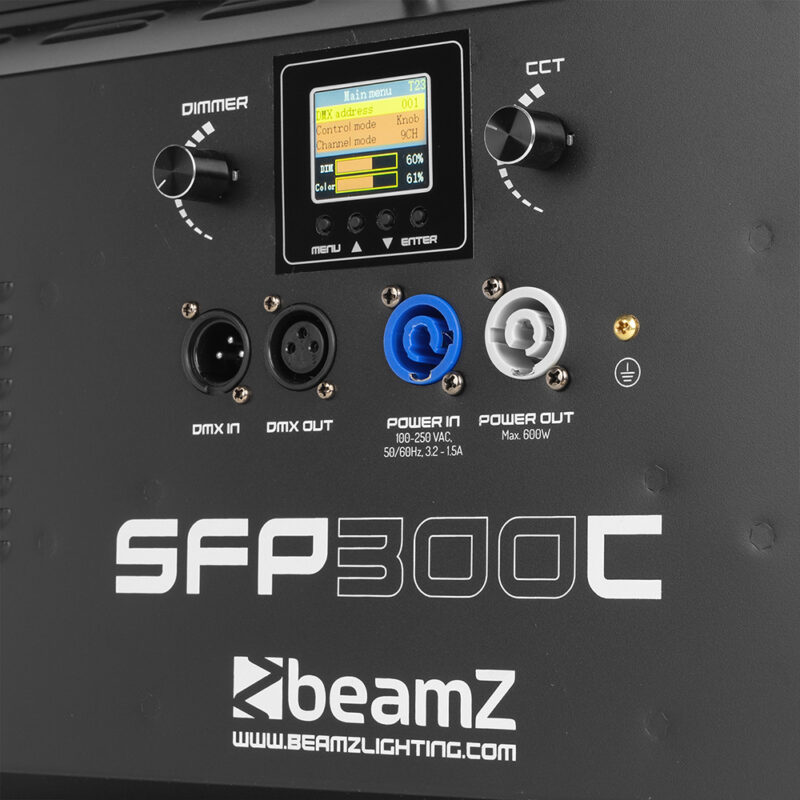 BeamZ SFP300C LED Panel Softbox Photography & Video Light – 300W RGBAL