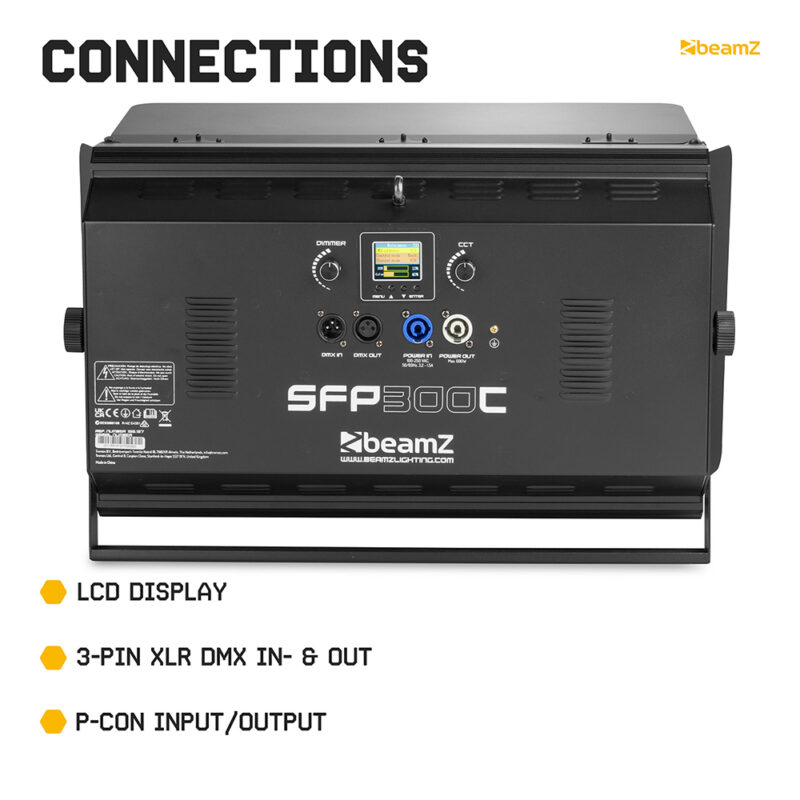 BeamZ SFP400C LED Panel Softbox Photography & Video Light – 400W RGBAL