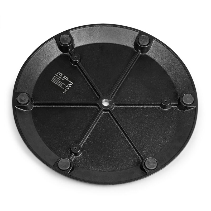 Vonyx MPS-B45R 450mm Round Baseplate – M20 Thread for Distance Tubes