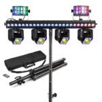 BeamZ ShowBar Go Ultra Moving Head Light Bar with Stand & Case