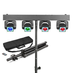 2x BeamZ ShowBar Go Shine Moving Head Light Bar with Wireless Transceiver