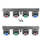 2x BeamZ ShowBar Go Shine Moving Head Light Bar with Wireless Transceiver