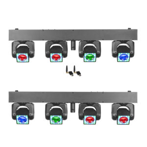 2x BeamZ ShowBar Go Shine Moving Head Light Bar with Wireless Transceiver