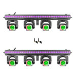 2x BeamZ ShowBar Go Vibe Moving Head Light Bar with Wireless Transceiver