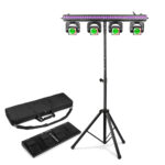 BeamZ ShowBar Go Vibe Moving Head Light Bar Package with Footswitch
