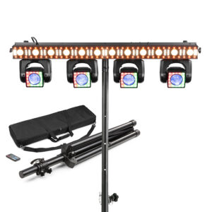 2x BeamZ ShowBar Go Edge Moving Head Light Bar with Wireless Transceiver