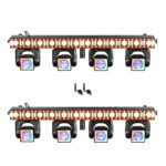 2x BeamZ ShowBar Go Edge Moving Head Light Bar with Wireless Transceiver