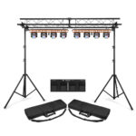 2x BeamZ ShowBar Go Edge Moving Head Package with 3m LightBridge