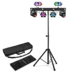 BeamZ ShowBar Go Glow Moving Head Light Bar Package with Footswitch