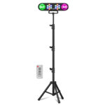 Fuzzix AllStar2 4-in-1 LED DJ Disco Party Light Bar System with Stand