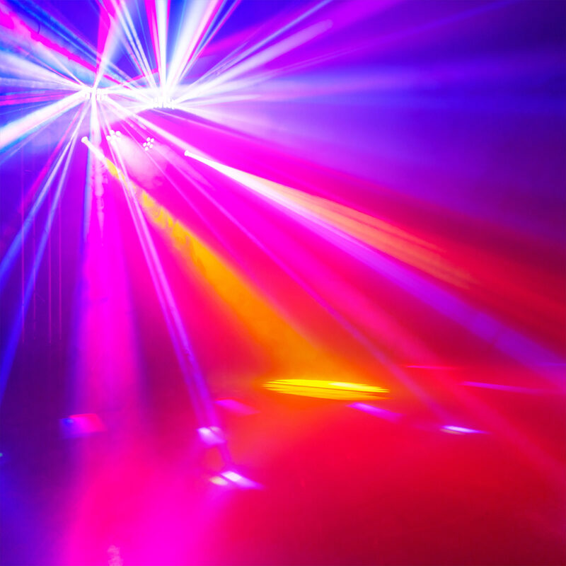 BeamZ ShowBar GO Glow DJ Light Bar with Moving Heads, Derby, Par & Strobe