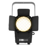 BeamZ COB140 COB LED Spot Light with Barndoor & DMX – WW/CW